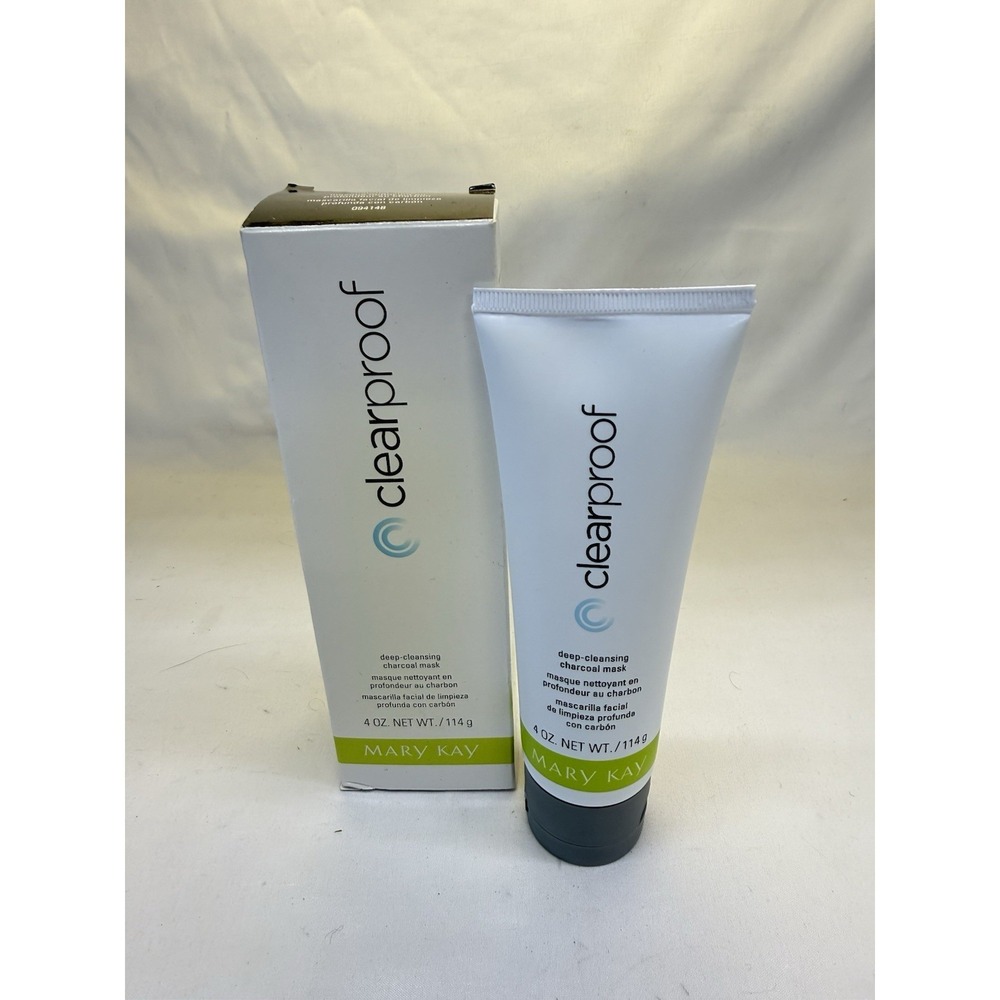 New Mary Kay Clear Proof Deep Cleansing Cleaning Charcoal Mask + Free Sample